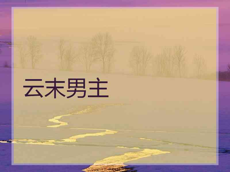 云末男主