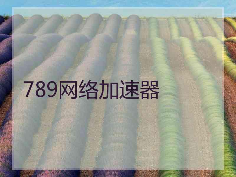 789网络加速器