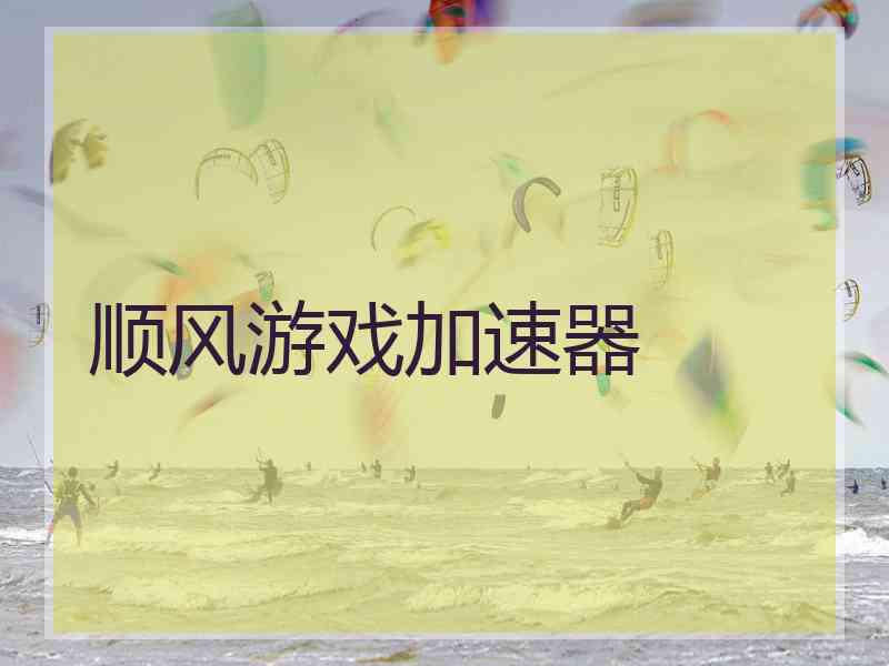 顺风游戏加速器