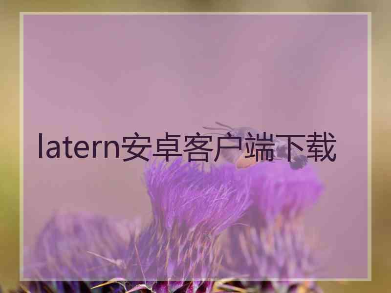 latern安卓客户端下载