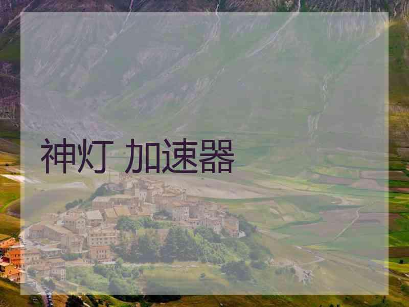 神灯 加速器