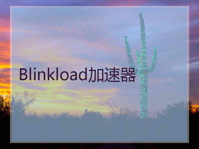 Blinkload加速器