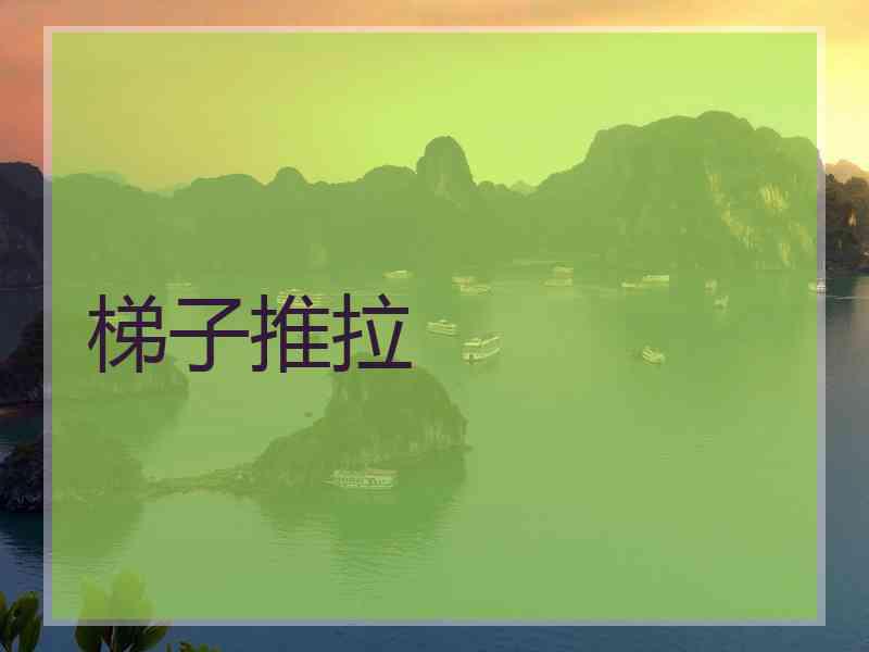 梯子推拉