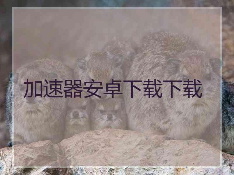 加速器安卓下载下载