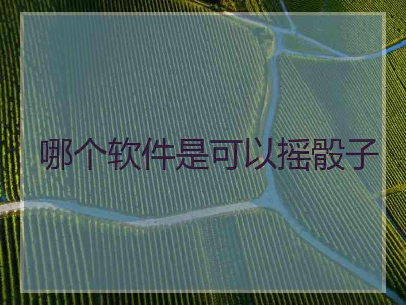 哪个软件是可以摇骰子