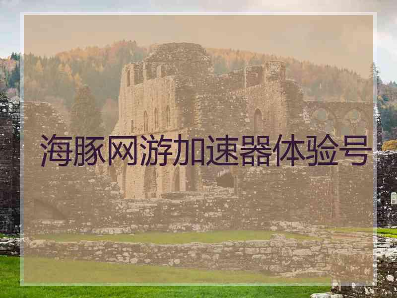 海豚网游加速器体验号