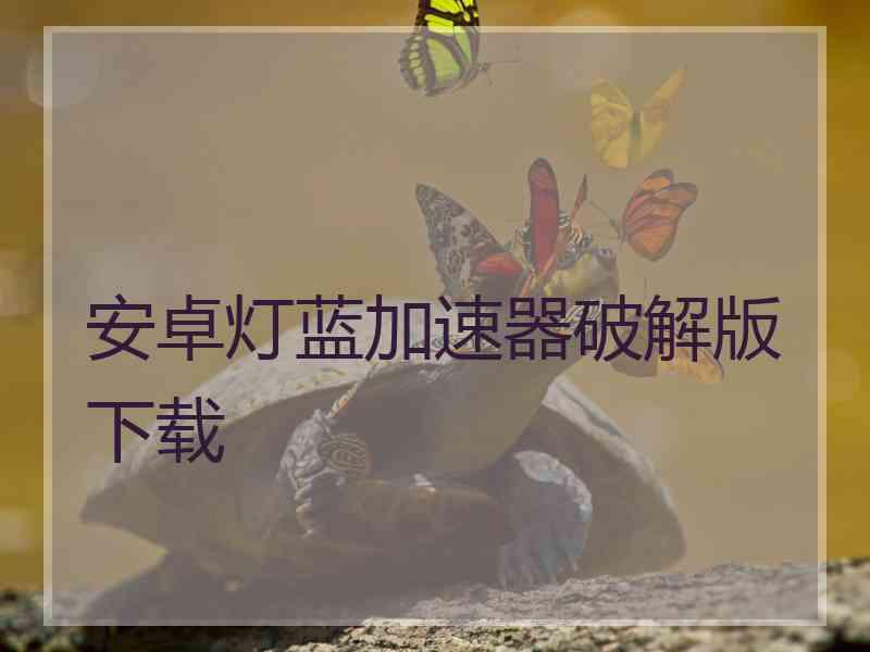 安卓灯蓝加速器破解版下载