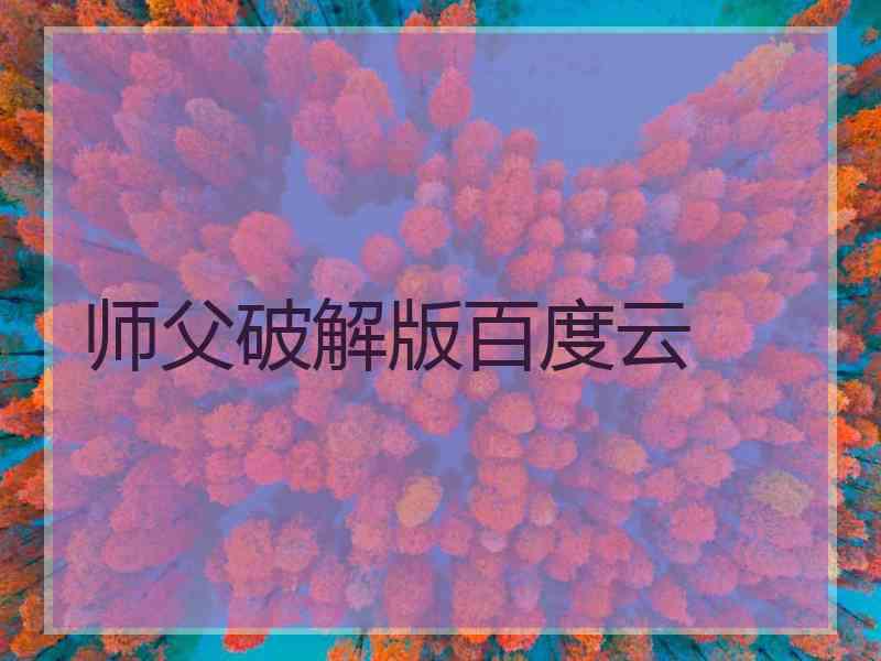 师父破解版百度云