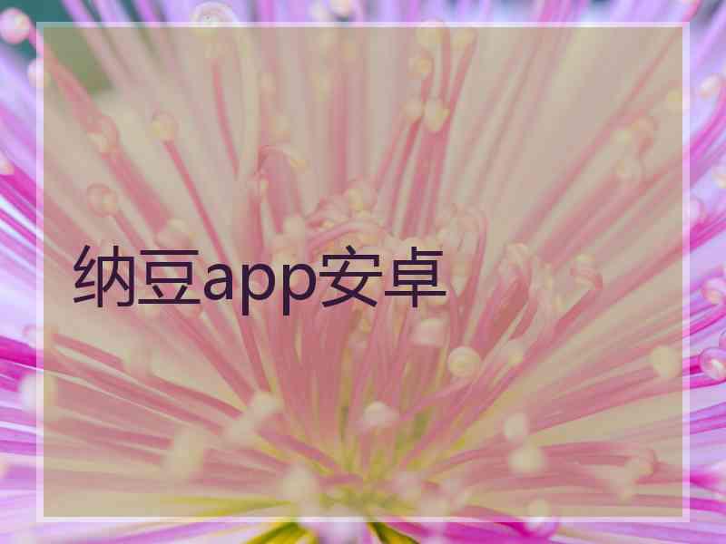 纳豆app安卓