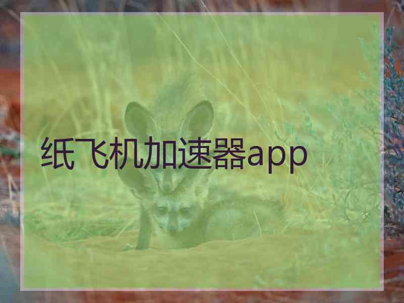 纸飞机加速器app