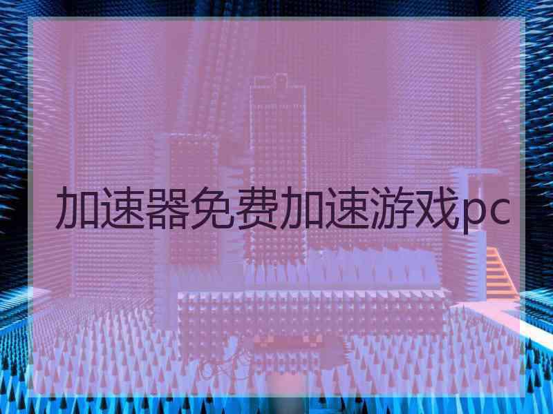加速器免费加速游戏pc