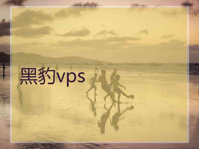 黑豹vps