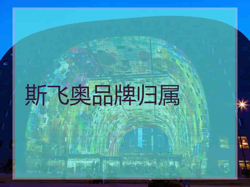 斯飞奥品牌归属