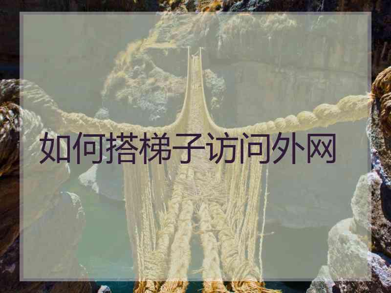 如何搭梯子访问外网