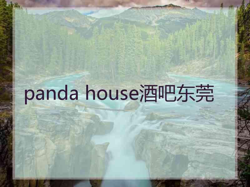 panda house酒吧东莞