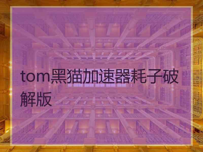 tom黑猫加速器耗子破解版