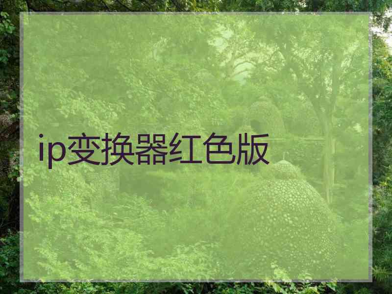 ip变换器红色版