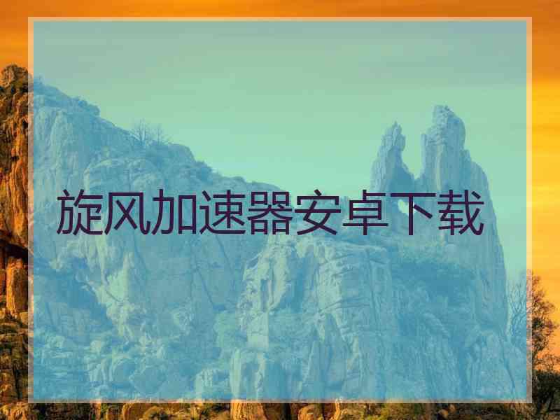 旋风加速器安卓下载