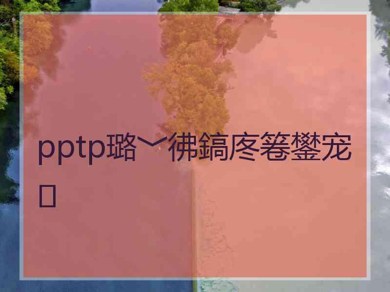 pptp璐﹀彿鎬庝箞鐢宠