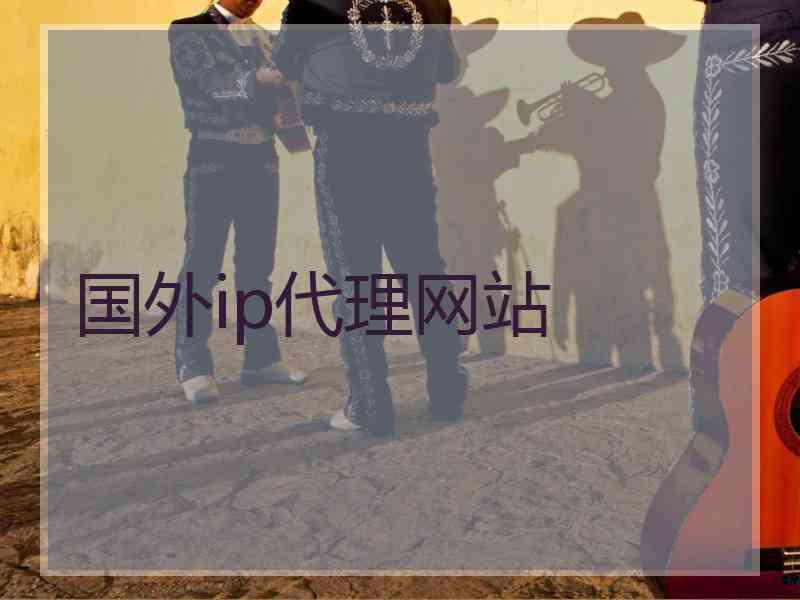 国外ip代理网站