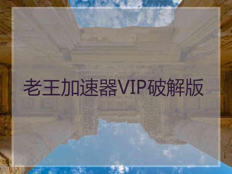 老王加速器VIP破解版