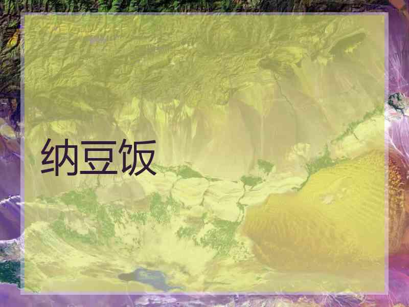 纳豆饭
