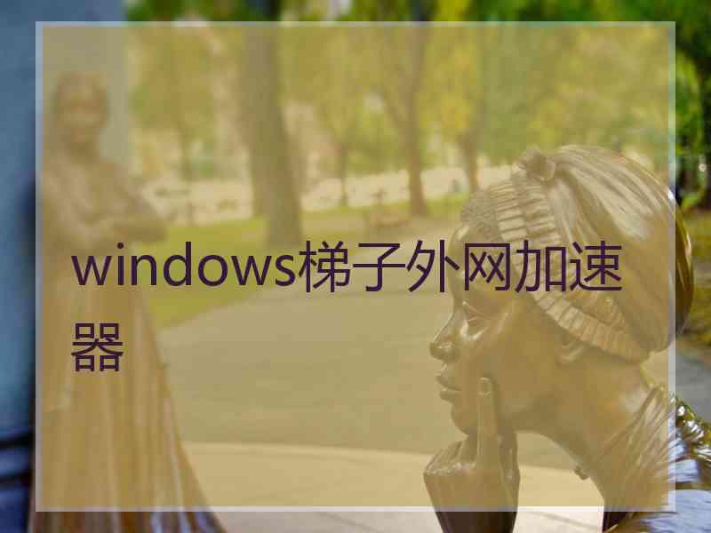 windows梯子外网加速器