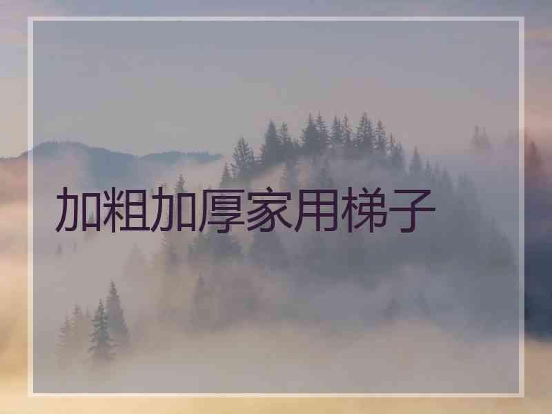加粗加厚家用梯子
