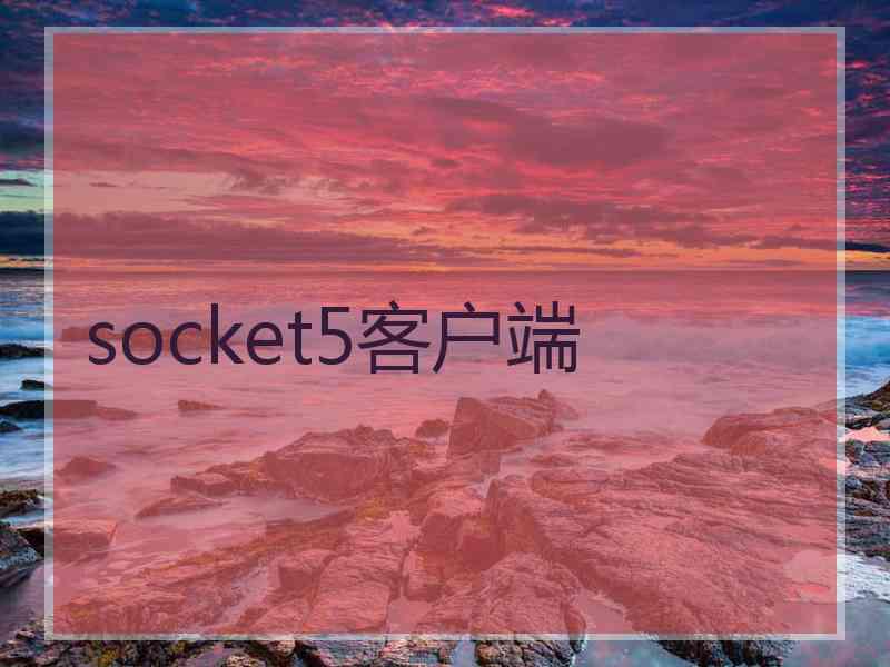 socket5客户端