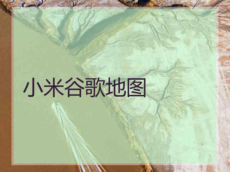 小米谷歌地图