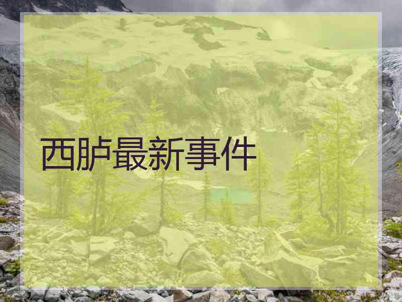 西胪最新事件