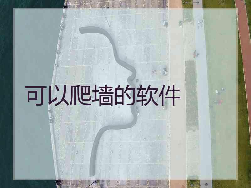 可以爬墙的软件