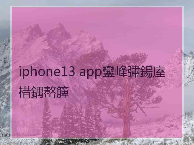 iphone13 app鑾峰彇鍚庢棤鍝嶅簲