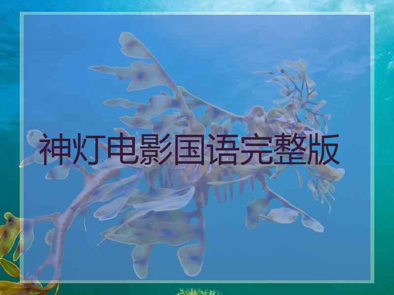 神灯电影国语完整版