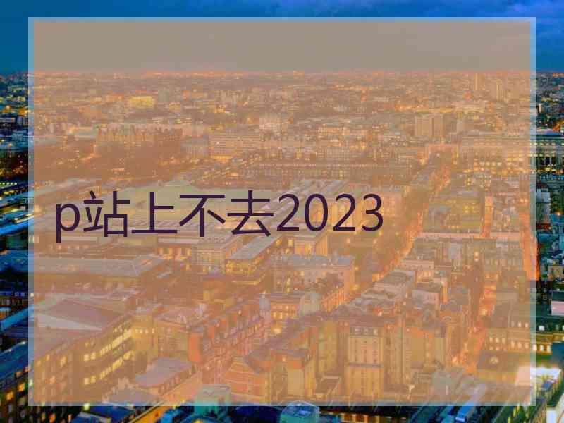 p站上不去2023