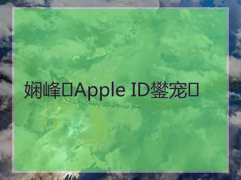 娴峰Apple ID鐢宠
