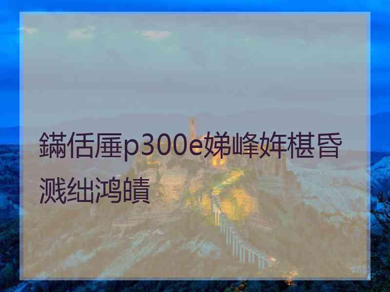 鏋佸厜p300e娣峰姩椹昏溅绌鸿皟